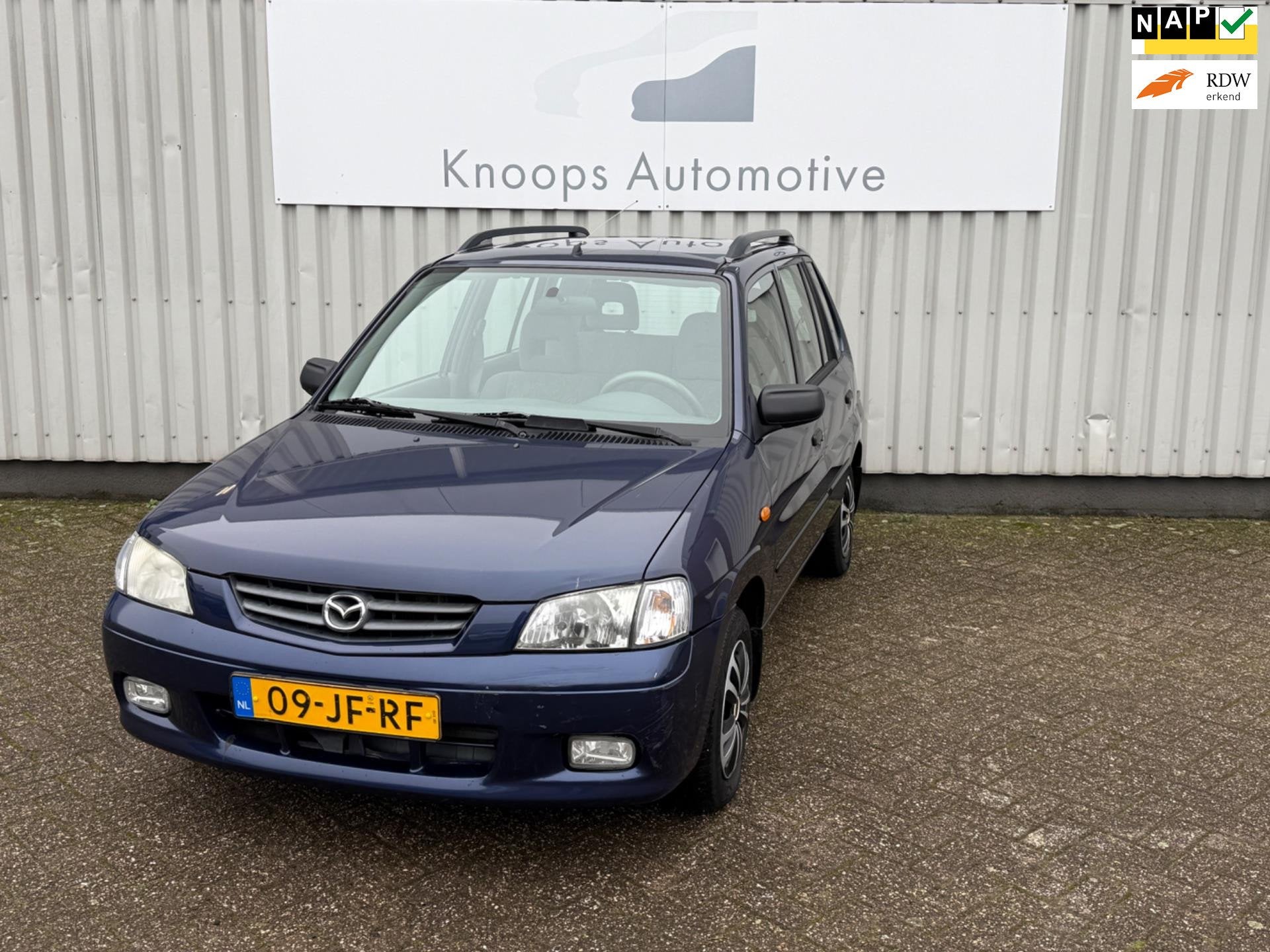 Mazda Demio 1.5 Exclusive 5drs Automaat, Auto's, Beige, Blauw, Origineel Nederlands, Bedrijf