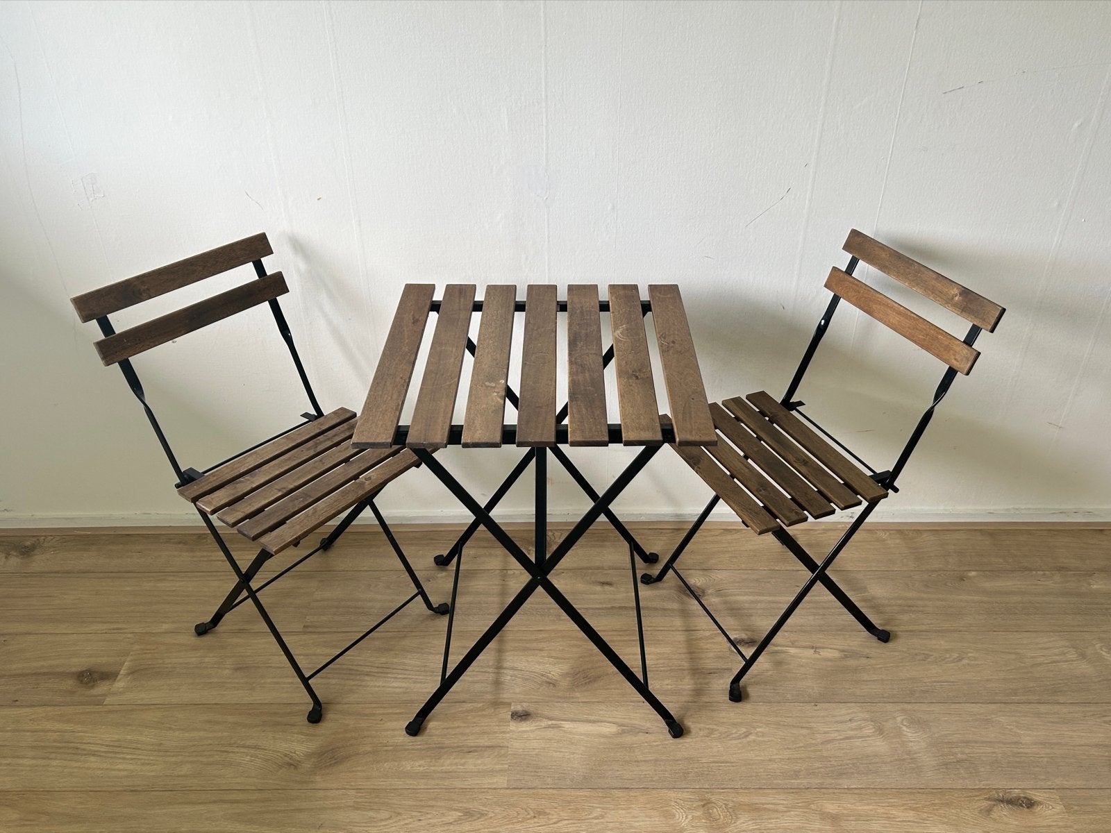 Ikea Tarno tuinset - 2 stoelen en kleine tafel, Tuin en Terras, Gebruikt, Bijzettafel, Tuinset, Hout