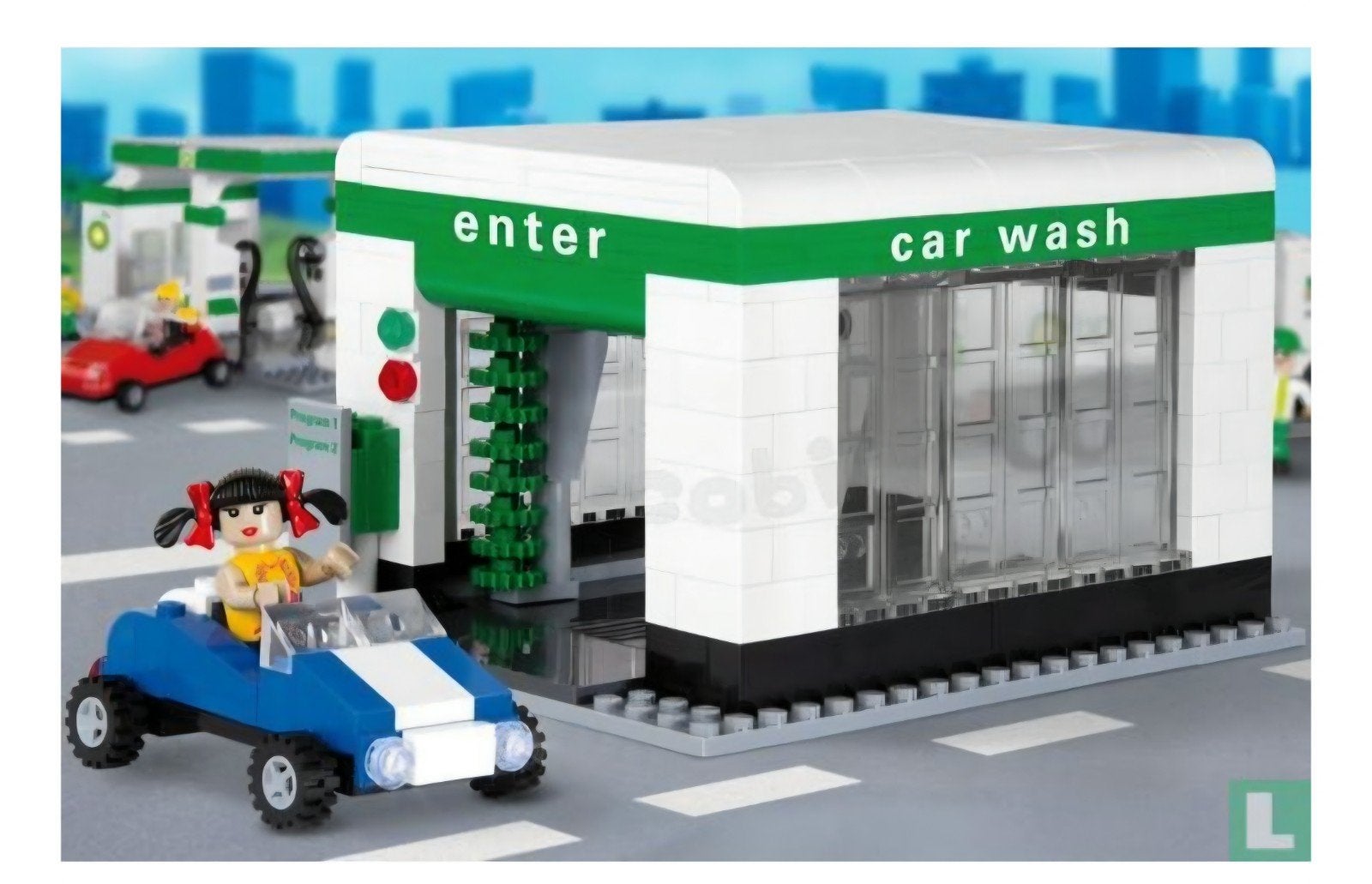COBI Lego Limited Edition BP Car Wash bouwset, Ophalen of Verzenden, Zo goed als nieuw, Overige merken