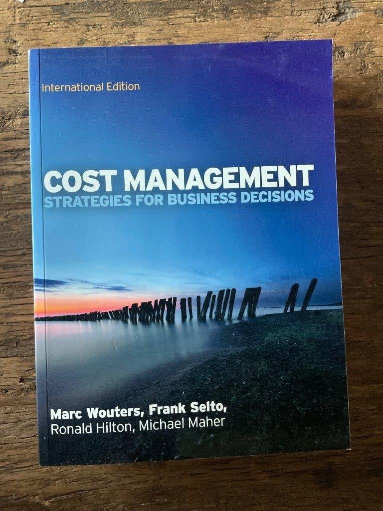 Cost management, Ophalen of Verzenden, Zo goed als nieuw, Management