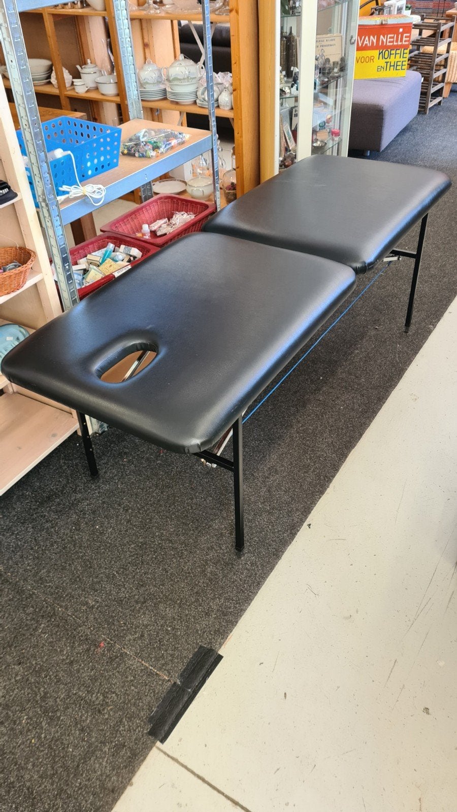 Opvouwbare Massagetafel - Zwart, Draagbaar en Comfortabel, Ophalen, Gebruikt, Massagetafel, Onbekend