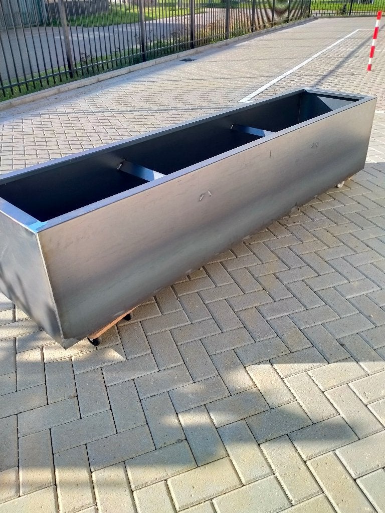 Cortenstalen bloembak met bodem afm 251*59*50 nu voor €300, Tuin en Terras, Ophalen, 100 cm of meer, Nieuw, Metaal