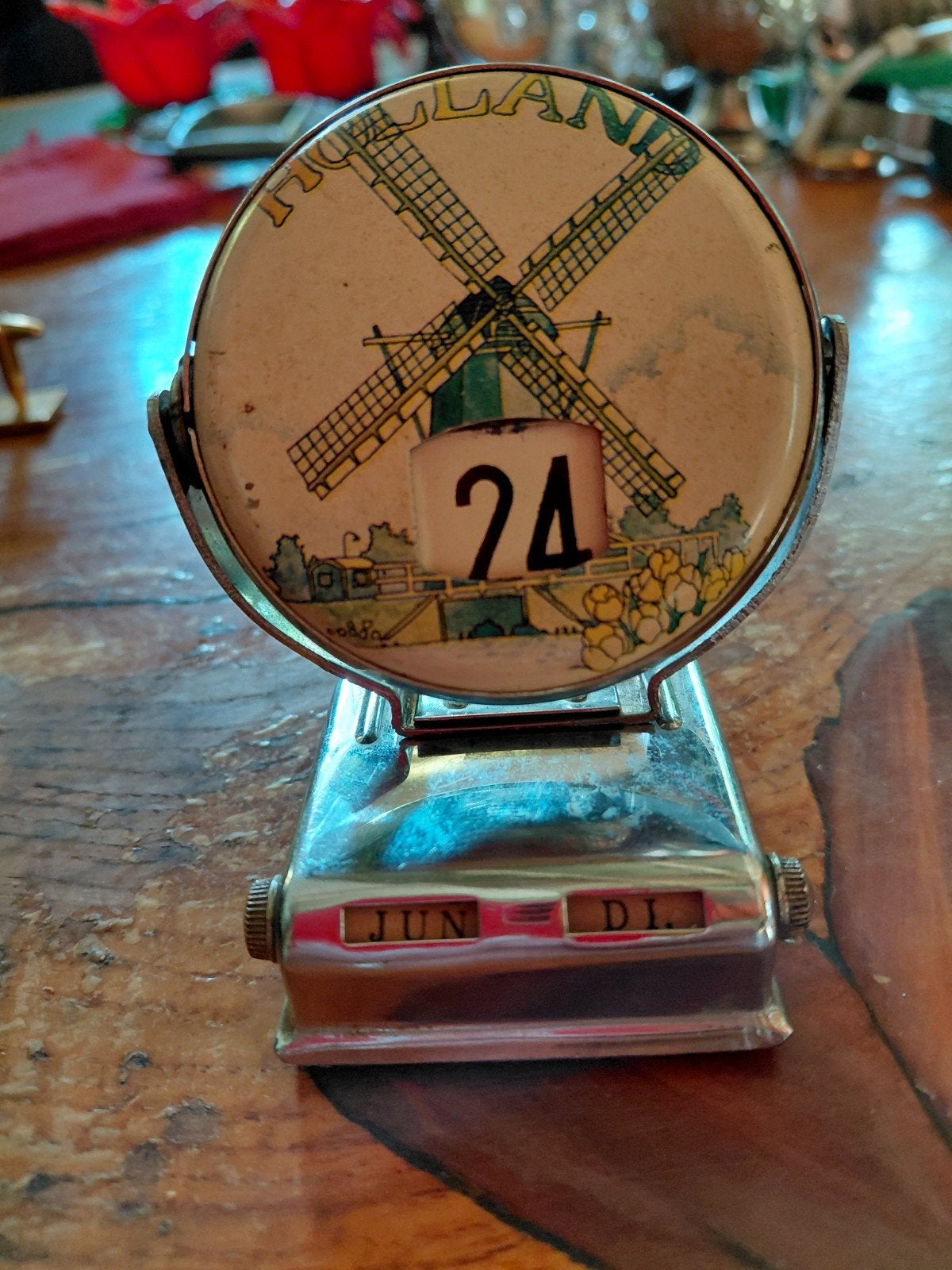 Vintage Holland DraaiKalender, Ophalen of Verzenden