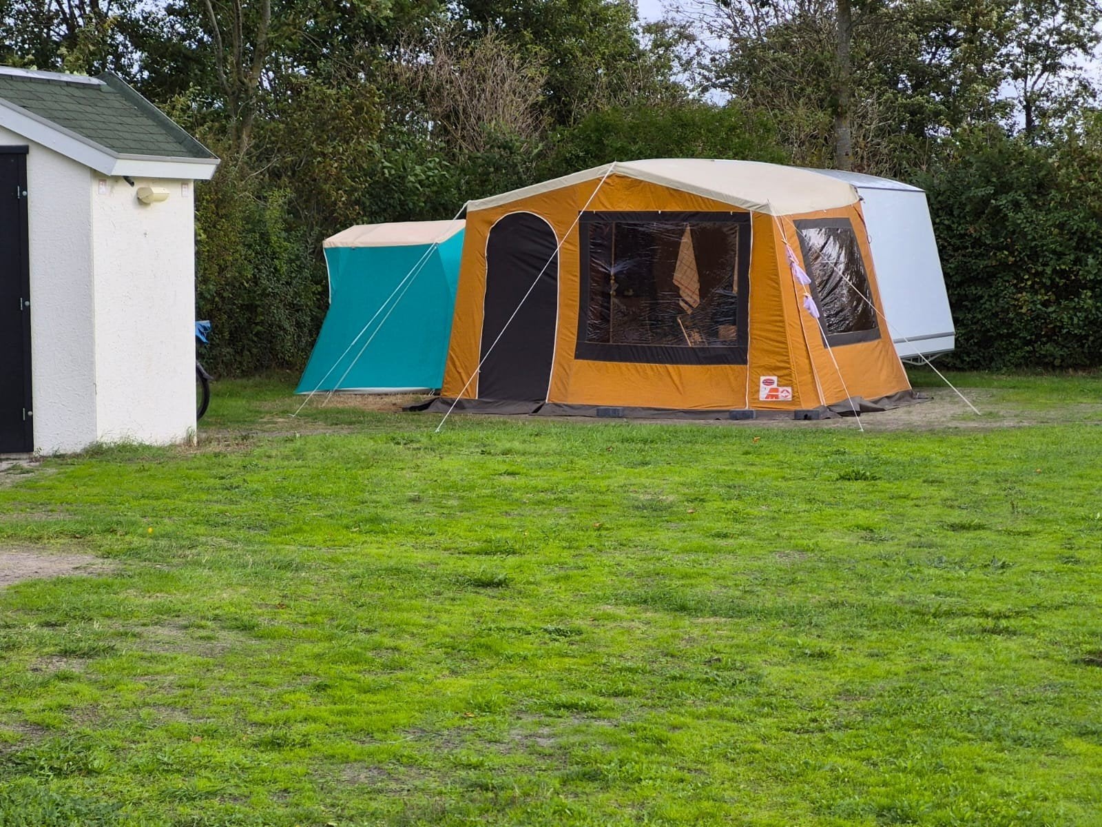 voortent van een rapido klapcaravan €200 euro, Ophalen, Gebruikt