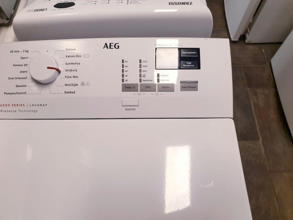 wasmachine bovenlader AEG 6KG 6000Series INC GARANTIE, Minder dan 85 cm, 4 tot 6 kg, Bovenlader, Ophalen of Verzenden