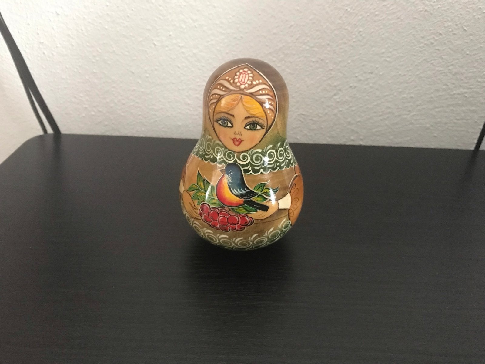 Prachtige Matrousjka Tuimelaar met Rinkelbel uit Moskou, Verzamelen, Ophalen of Verzenden, Zo goed als nieuw