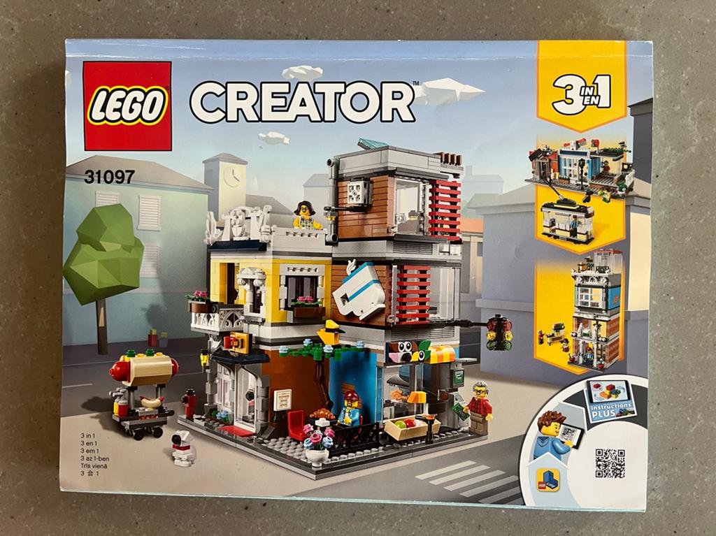 LEGO Creator 31097 Huisdierenwinkel en Café (3-in-1), Lego, Ophalen of Verzenden, Zo goed als nieuw, Compleet