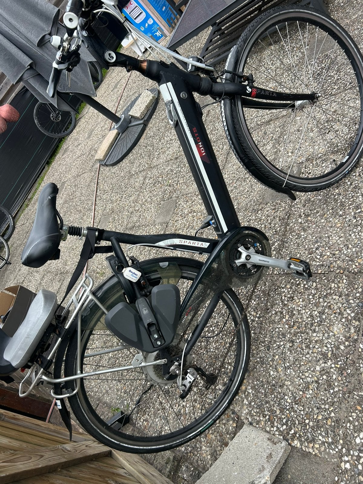 Damesfiets trapondersteuner, Ophalen, Sparta, Gebruikt, 51 tot 55 cm