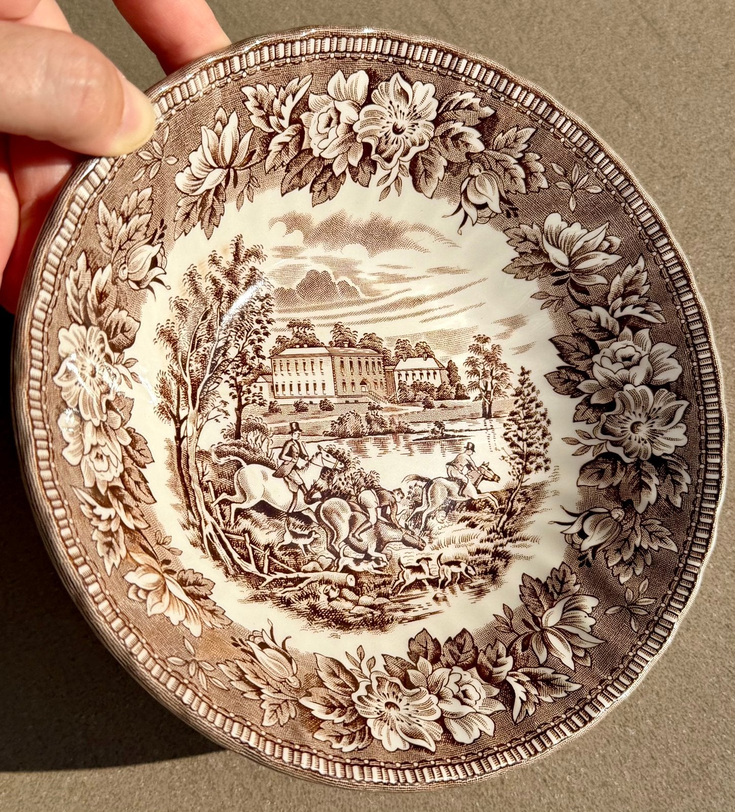 Vintage H. Aynsley England’s Heritage schaal – 17 cm, Overige merken, Vintage, Ophalen of Verzenden, Porselein