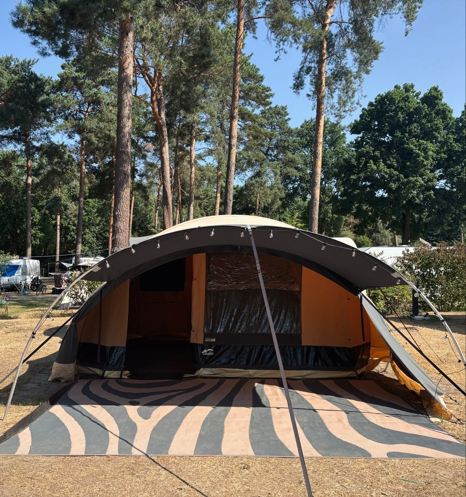 Cabanon Mercury Deluxe 8-persoons vouwwagen met keuken, Ophalen, Gebruikt, Meer dan 6