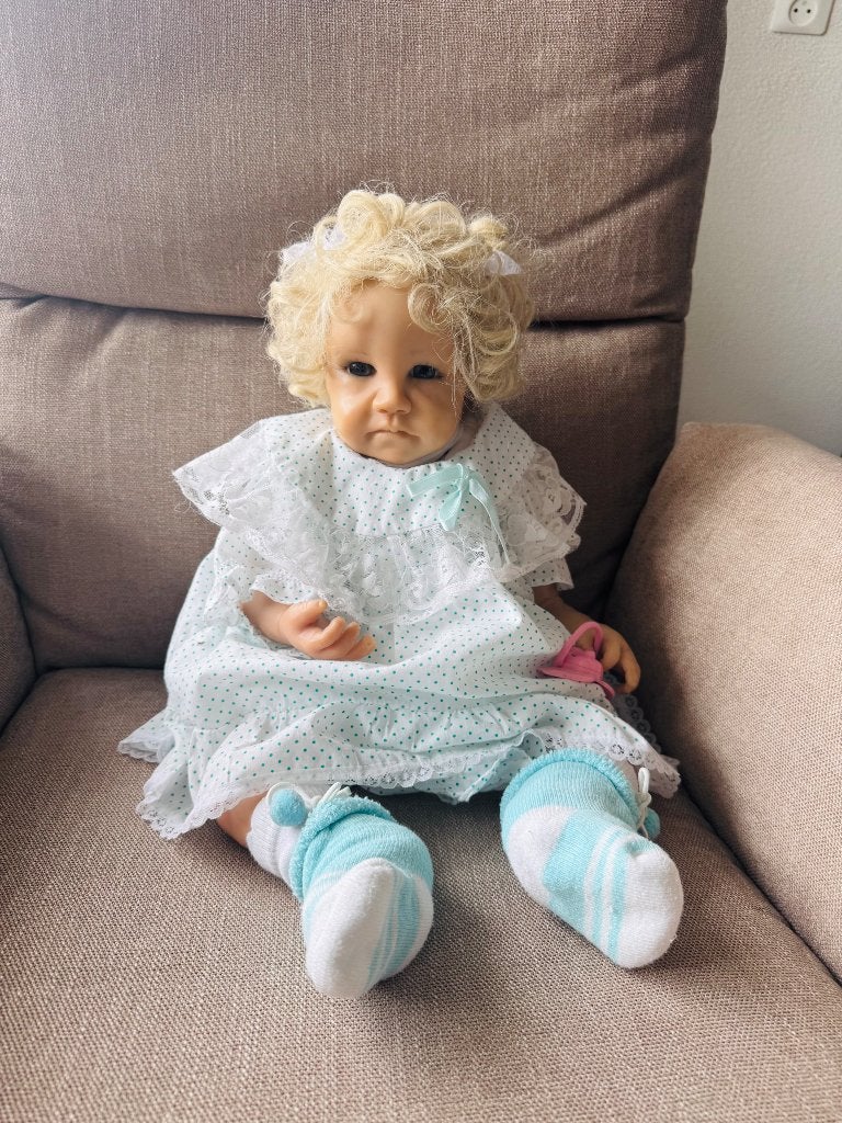 Prachtige schattige Levensechte Reborn Babypop, Verzamelen, Poppen, Ophalen, Nieuw, Pop, Levensecht of Reborn