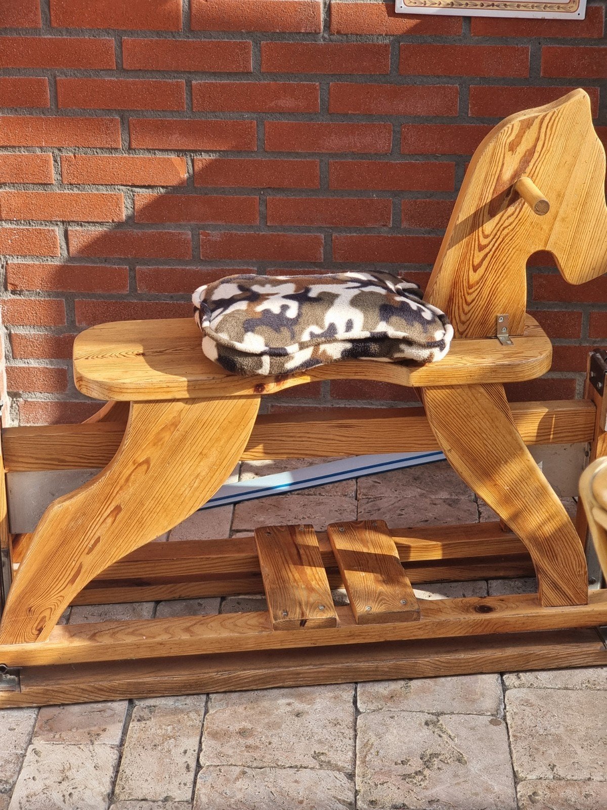 Bopita hobbel/ schuifpaard - Massief Hout met Antislip, Ophalen, Jongen of Meisje