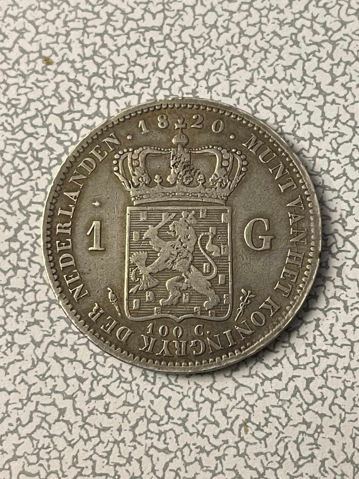 Gulden 1820 Willem1, Verzenden