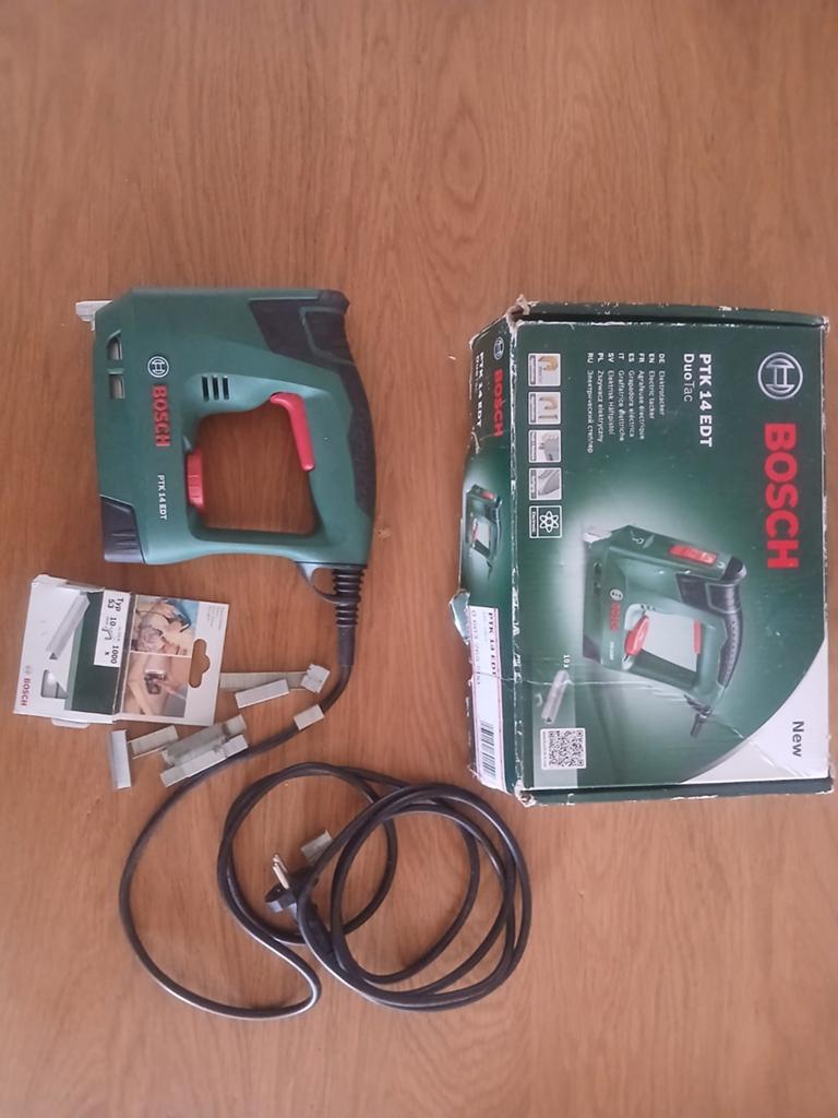 Nietmachine bosch type PTK 14 EDT, Ophalen, Zo goed als nieuw