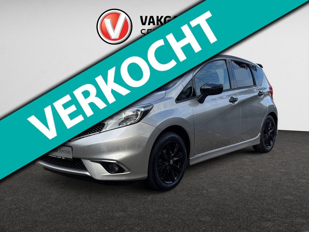 Nissan Note 1.2 Black Edition | Org NL | Cruise | Navi | Air, Stof, Euro 6, 1198 cc, 49 €/maand