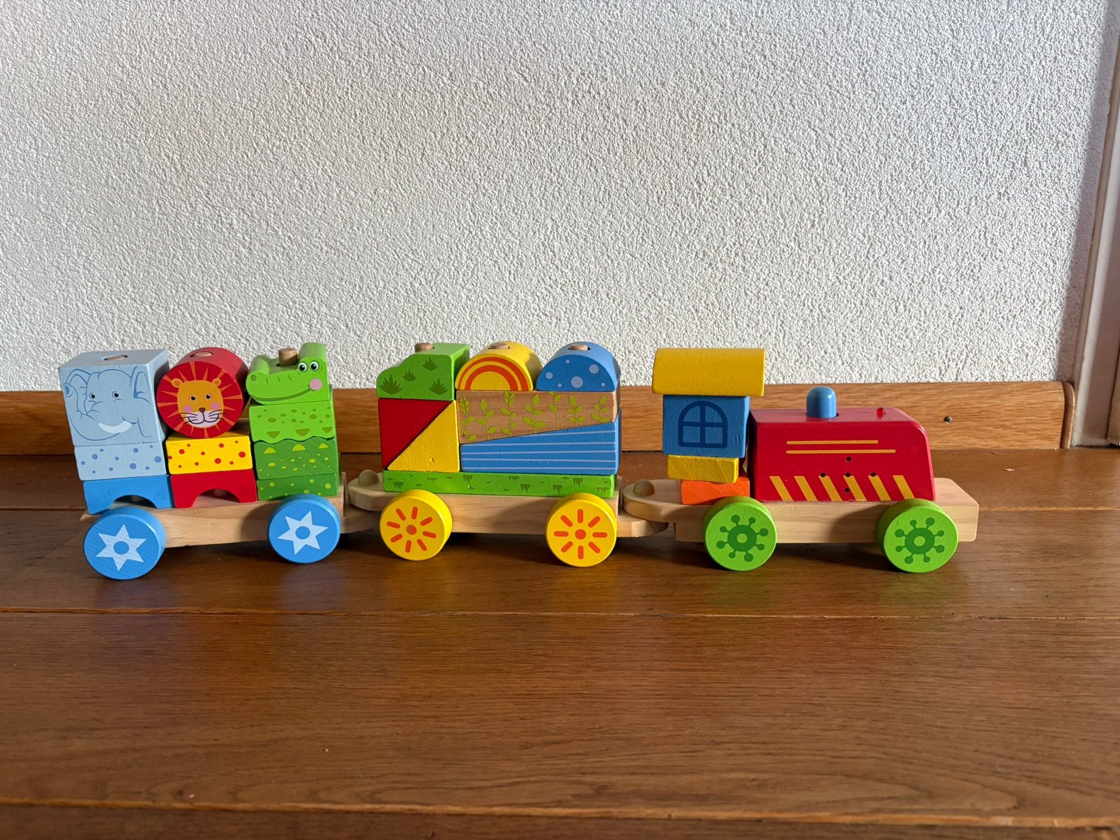 Houten trein met muziek, Ophalen, Zo goed als nieuw, Overige typen
