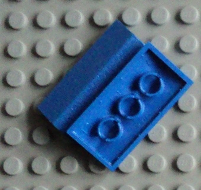 3299 (1) 2x blauw Slope 33 2 x 4 Double, pat pend, Ophalen of Verzenden, Gebruikt