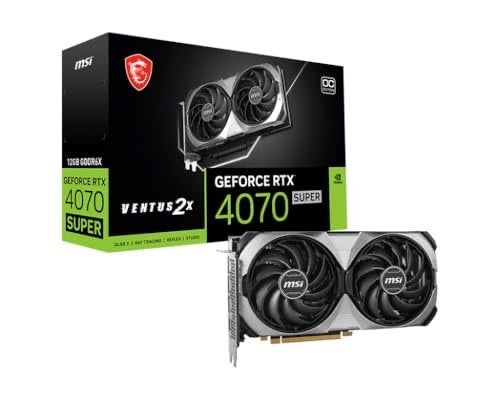 MSI GeForce RTX 4070 SUPER Ventus 2X OC Videokaart, HDMI, GDDR6, PCI-Express 4, Ophalen of Verzenden