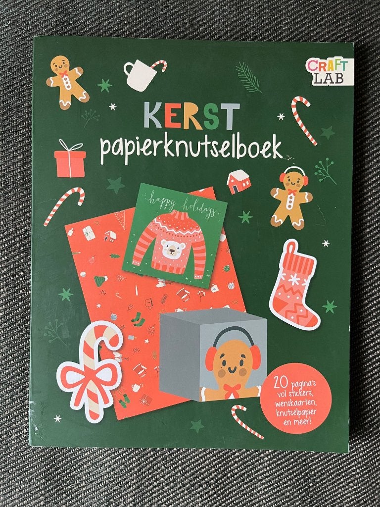 Kerst papierknutselboek. (20 pagina's met ...), Boeken, Ophalen of Verzenden, Nieuw, Fictie algemeen