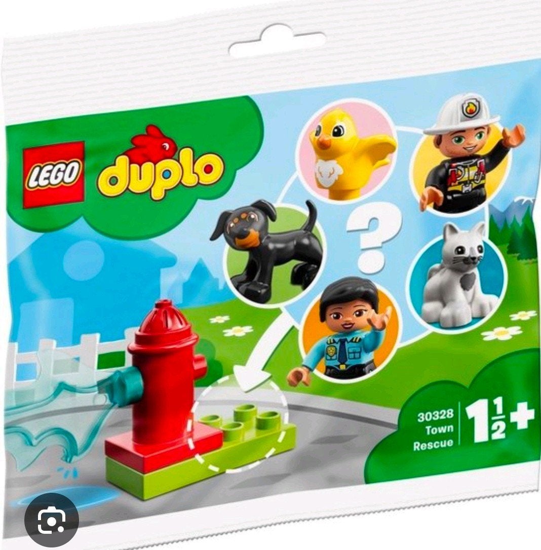 LEGO Duplo 30328 Brandkraan met Witte Kat, Ophalen, Zo goed als nieuw, Overige merken