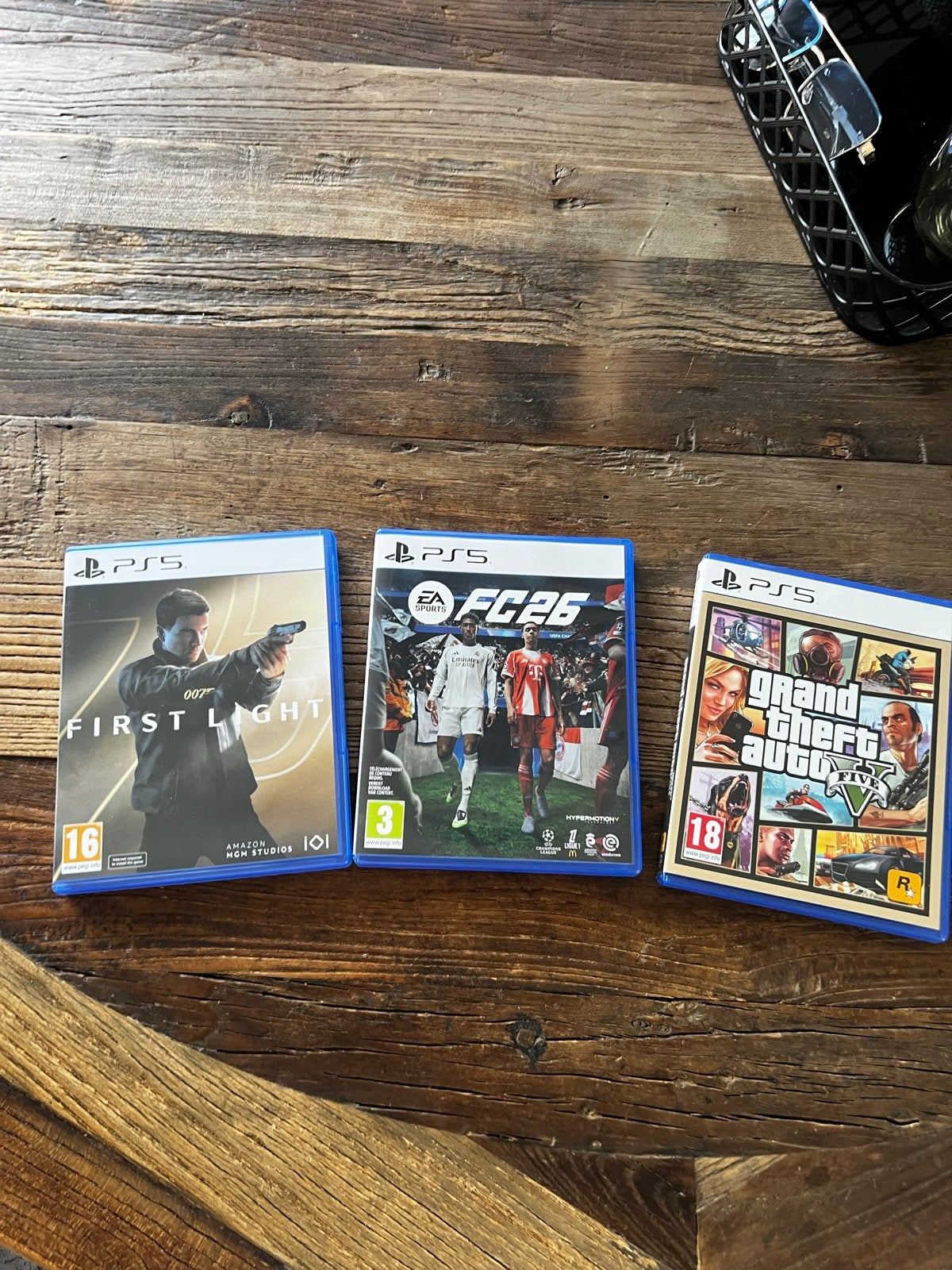 PS5 Games: 007 First Light, FC26, Grand Theft Auto V, Avontuur en Actie, Online, Vanaf 18 jaar, 1 speler