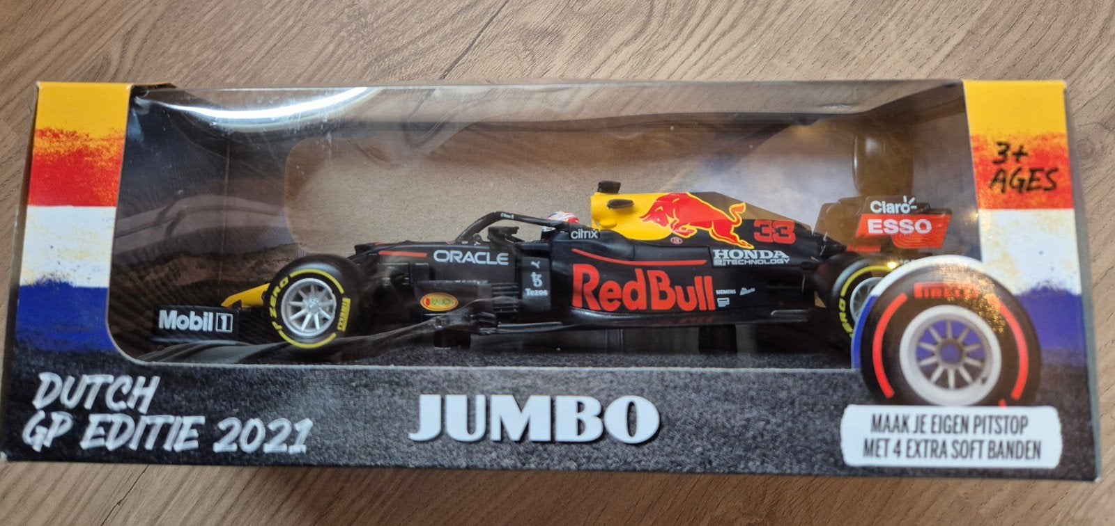 Max Verstappen Red Bull Racing RB16B Dutch GP Editie 2021, Ophalen of Verzenden, Nieuw, Auto, Bburago