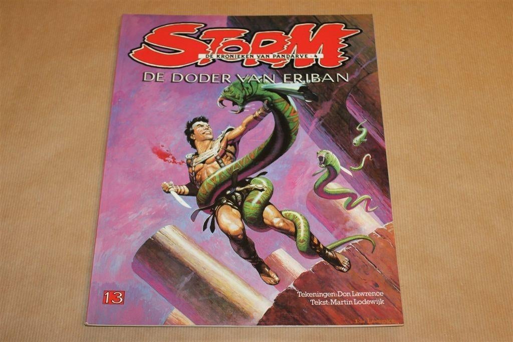 Storm 13 — De Doder van Eriban [1e Druk 1985], Eén stripboek, Ophalen of Verzenden, Zo goed als nieuw