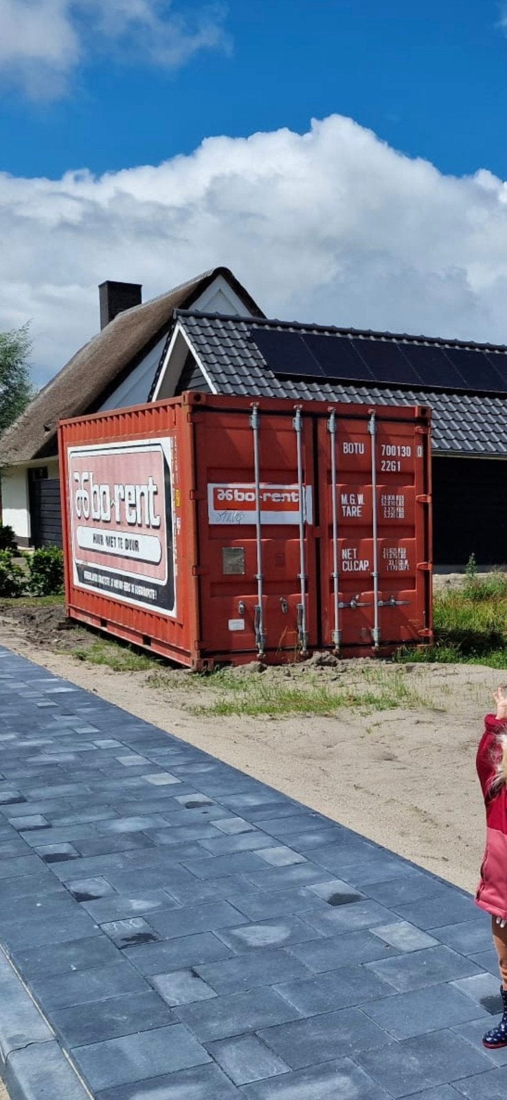 Nette, waterdichte zeecontainer inclusief slot, Ophalen of Verzenden