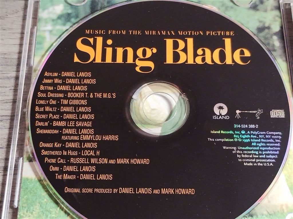 Sling Blade [Music From The Miramax Motion Picture], Ophalen of Verzenden, Zo goed als nieuw