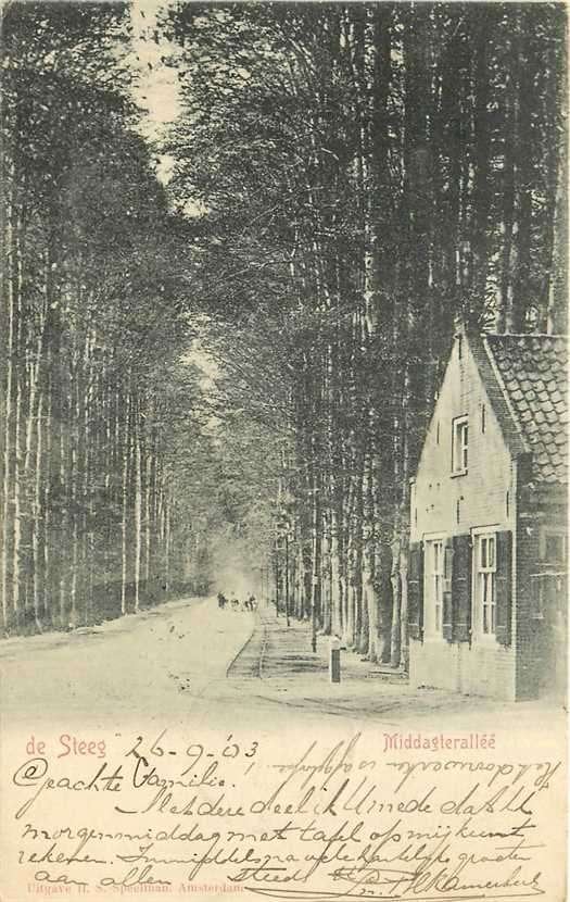 380-606-009 De Steeg Middachterallee, Verzenden, Voor 1920, Gelderland