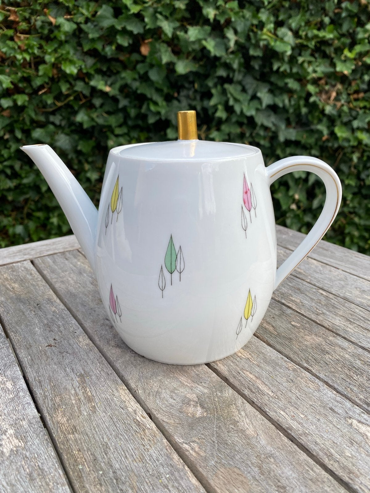 Vintage Porseleinen Theepot - Roma Bavaria, 15 cm hoog, Antiek en Kunst, Ophalen of Verzenden