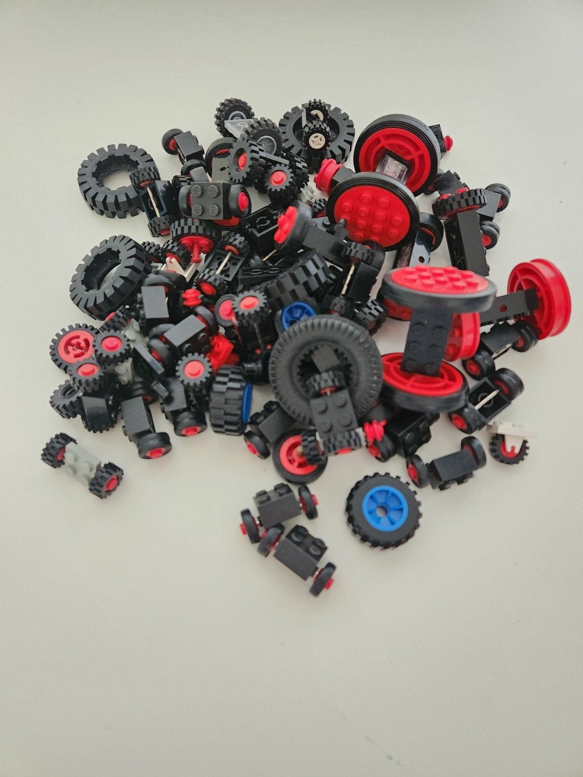 Lego - diverse wielen, Ophalen of Verzenden, Gebruikt, Losse stenen, Lego