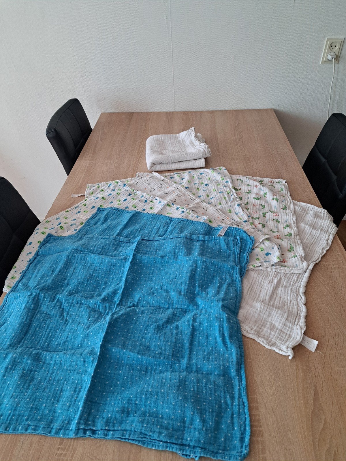Hydrofiele luiers Hema, Meyco, Prenatal - diverse maten, Kinderen en Baby's, Verzenden, Gebruikt