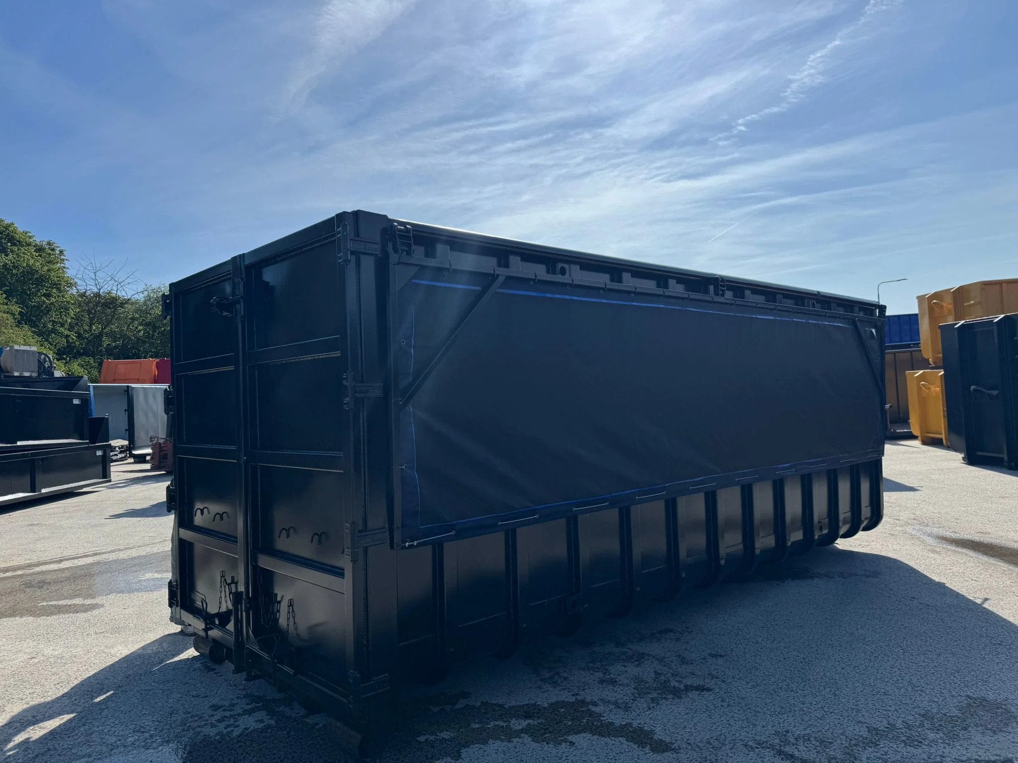 Sidalco kraancontainer 33m3 met klapnetten (bj 2026), Zakelijke goederen