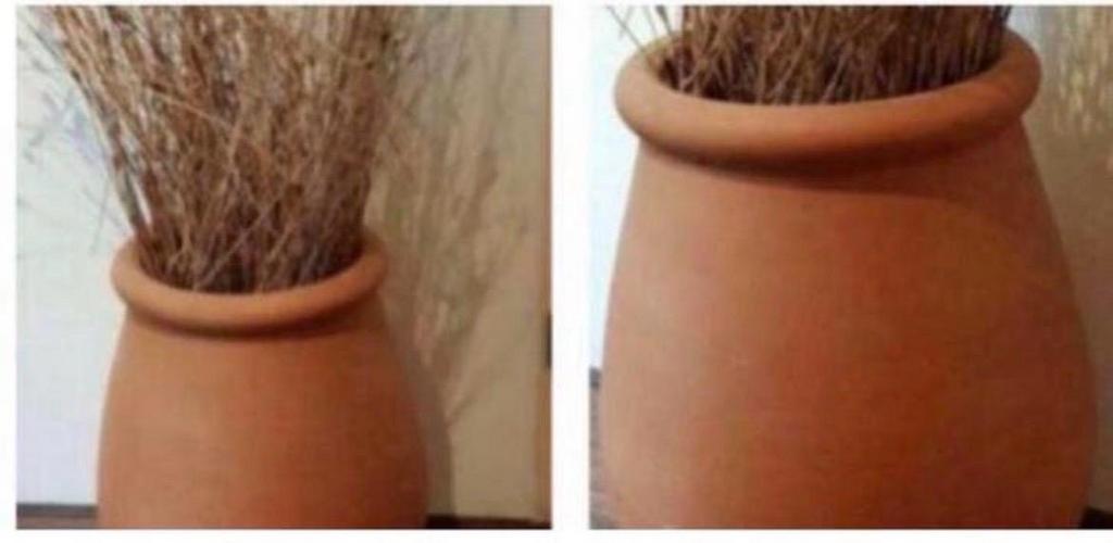 Grote terracotta pot vaas handwerk Glaroos JP 50cm, Ophalen of Verzenden, Zo goed als nieuw, Overige kleuren