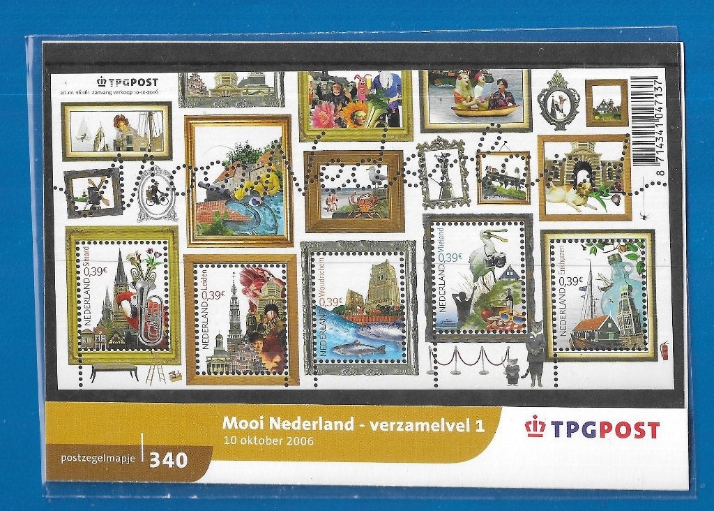 Postzegelmapje 340 - Mooi Nederland verzamelvel 1 2006, Verzenden, Na 1940, Postfris