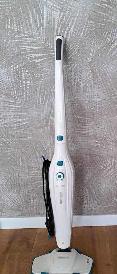 Leifheit Clean Tenso Stoomreiniger Wit - 40 min gebruiksduur, Overige merken, Gebruikt, Ophalen of Verzenden, Stoomreiniger