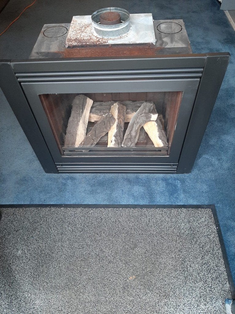 kachel, Huis en Inrichting, Kachels, Ophalen, Gebruikt, Gas, Inbouw