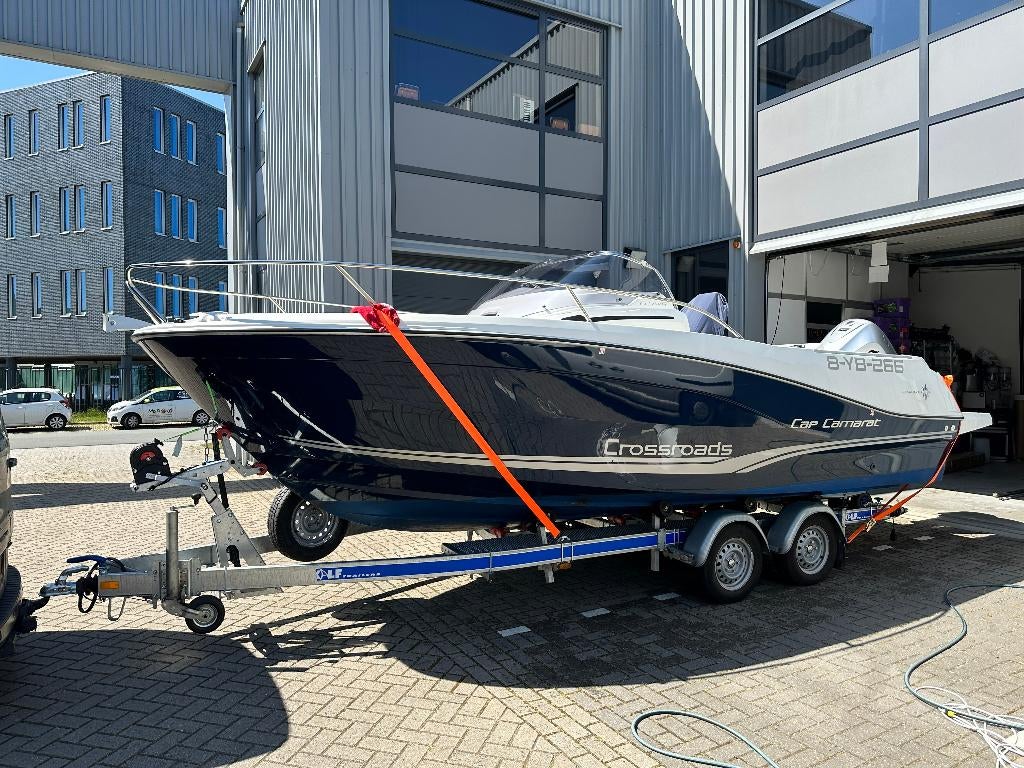 Jeanneau Cap Camerat 6.5 WA Serie 3 –  05-2019 – Blauw/Wit, Ophalen, 120 tot 200 pk, Zo goed als nieuw, 3 tot 6 meter