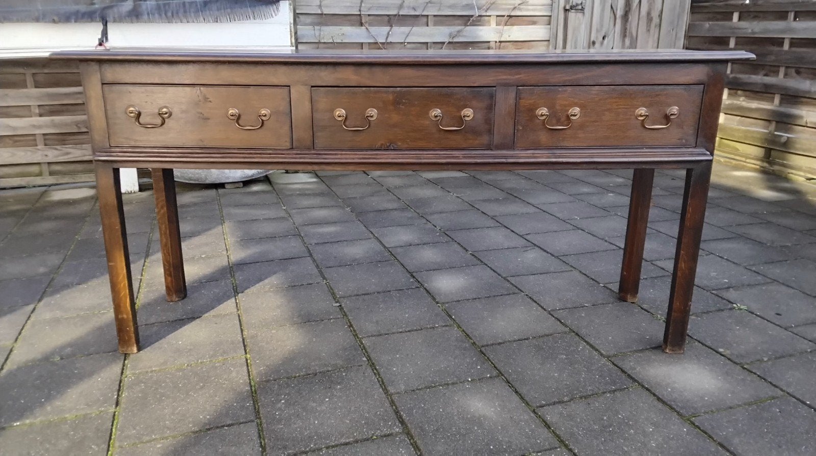 Klassieke Engelse dresser, Antiek en Kunst, Ophalen