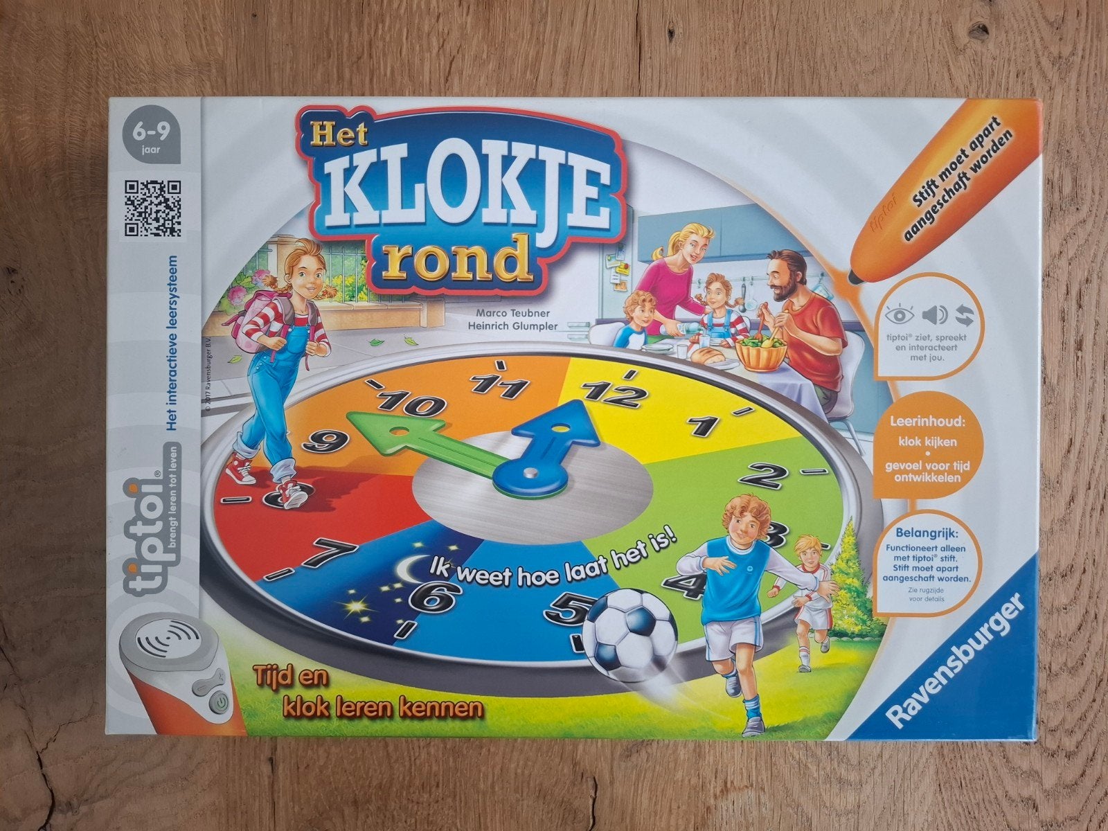 Tiptoi Het Klokje Rond - Leer Klokkijken Spel Z.G.A.N, Een of twee spelers, Ophalen of Verzenden, Zo goed als nieuw, Ravensburger