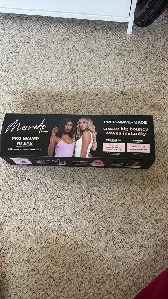 Wave tang Pro waver black Mermade, Ophalen of Verzenden, Nieuw, Krultang of Stijltang