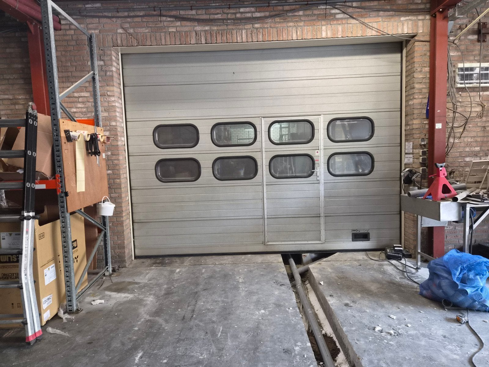 roldeur crawford electrisch, Ophalen, Gebruikt, Garagedeur, Metaal
