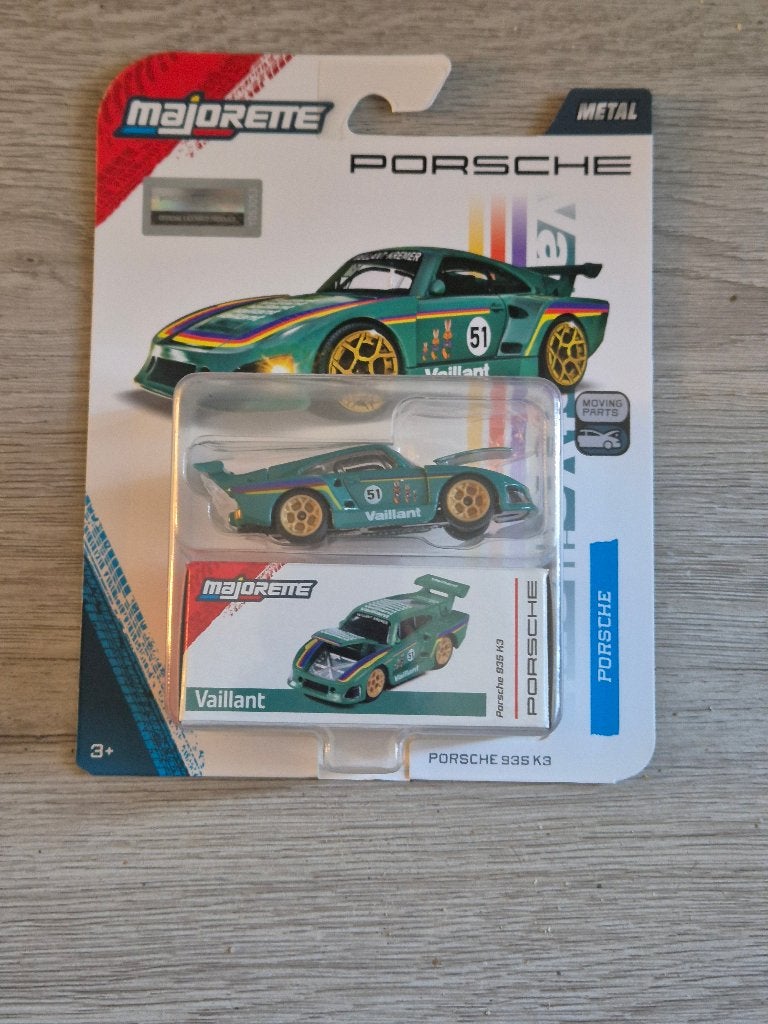 majorette porsche 935 k2 vailiant moving parts, Ophalen of Verzenden, Nieuw, Auto