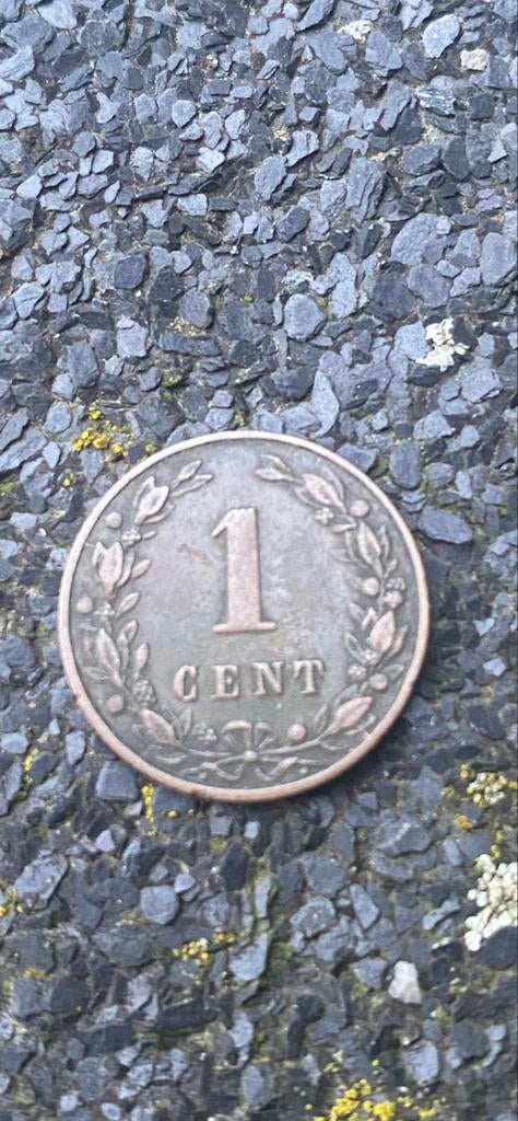 Oude Nederlandse 1 Cent Munt, Ophalen of Verzenden, Koningin Wilhelmina, 1 cent, Losse munt