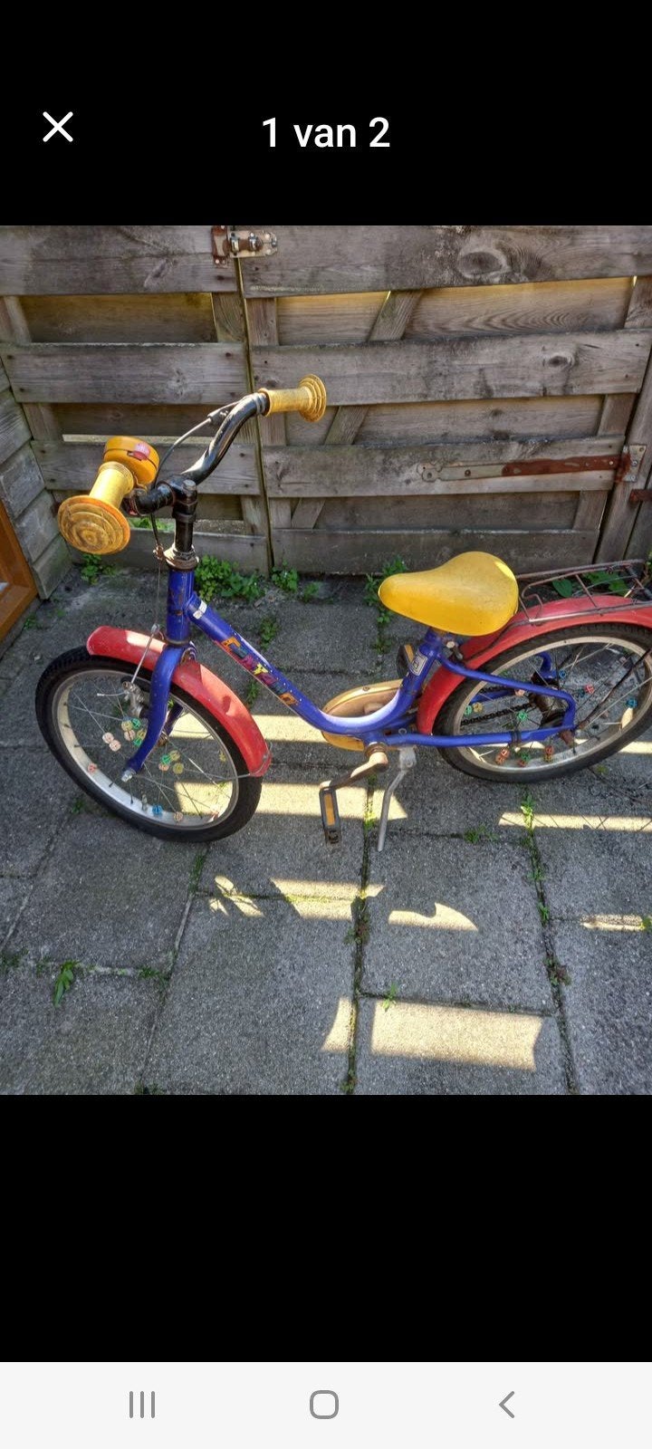 kinderfiets, Ophalen, Gebruikt, Minder dan 16 inch