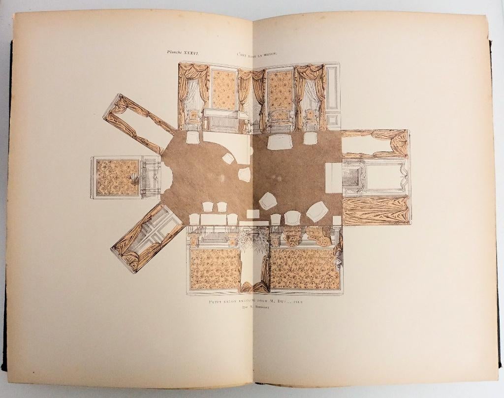 L’Art dans la maison - grammaire l’ameublement 1884 Meubels, Antiek en Kunst, Antiek | Boeken en Bijbels, Ophalen of Verzenden