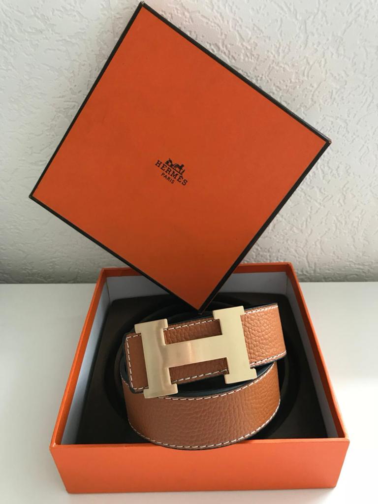 Hermes riem, Kleding | Heren, Riemen en Ceinturen, Ophalen of Verzenden, Zo goed als nieuw, Zwart, 115 cm of meer