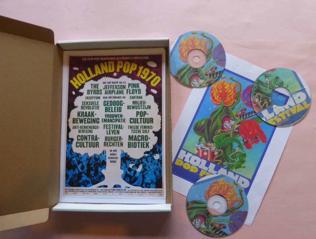 Kralingse Popfestival 1970, herinneringsdoosje, incl. 3Cd’s , Ophalen of Verzenden, Zo goed als nieuw, Poprock
