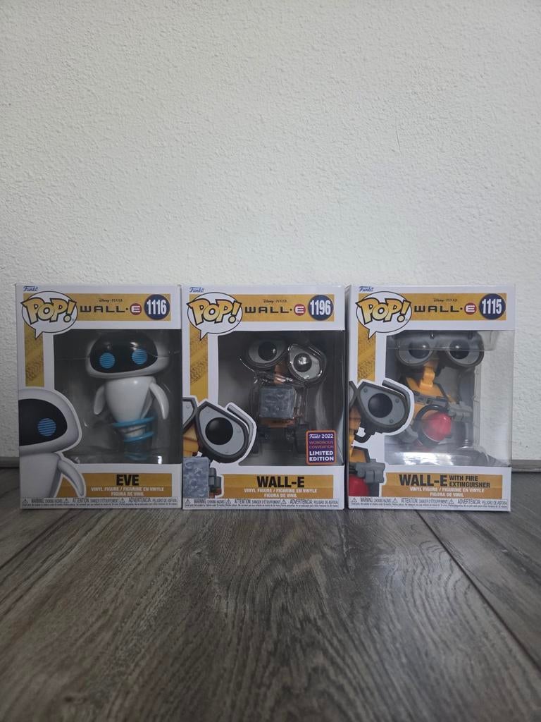 Funko pop Wall-E  &Eve, Verzamelen, Poppetjes en Figuurtjes, Ophalen of Verzenden, Zo goed als nieuw